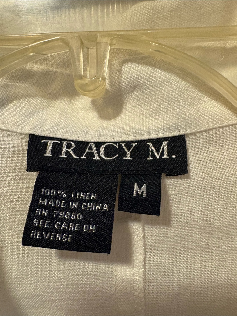 Tracy M 100% Linen top - Picture 2 of 3